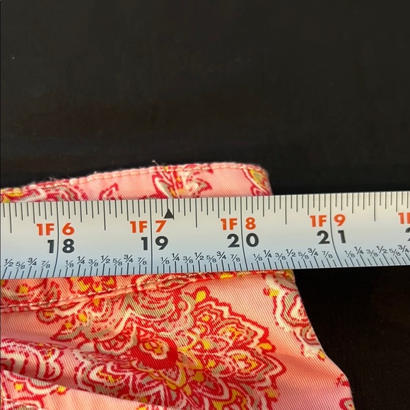 Lands End Plus Size Pink Floral Skirt, Size 20W - Picture 3 of 8